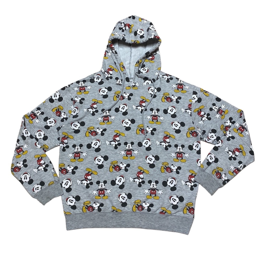 Mickey Mouse Sweatshirt Women's L Disney Casual Hoodie Long Sleeve Pullover Top